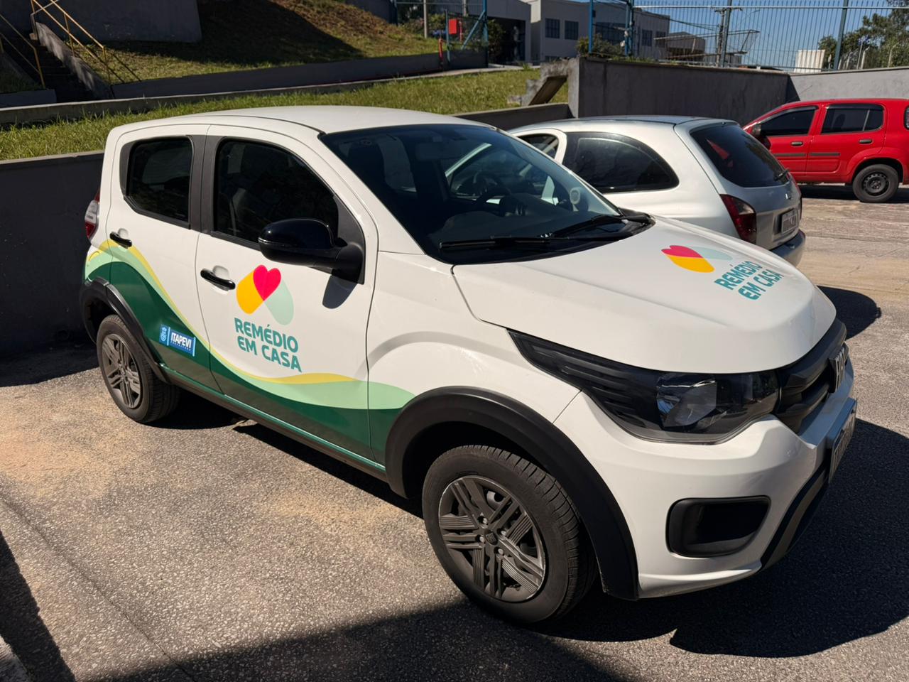 Veículo envelopado com cara nova